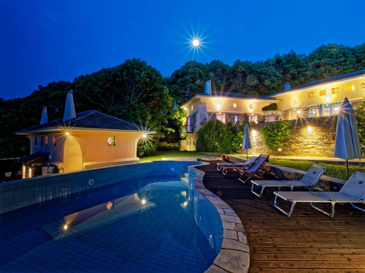 הוילה Tsagkarada Country Estate With Pool מראה חיצוני תמונה