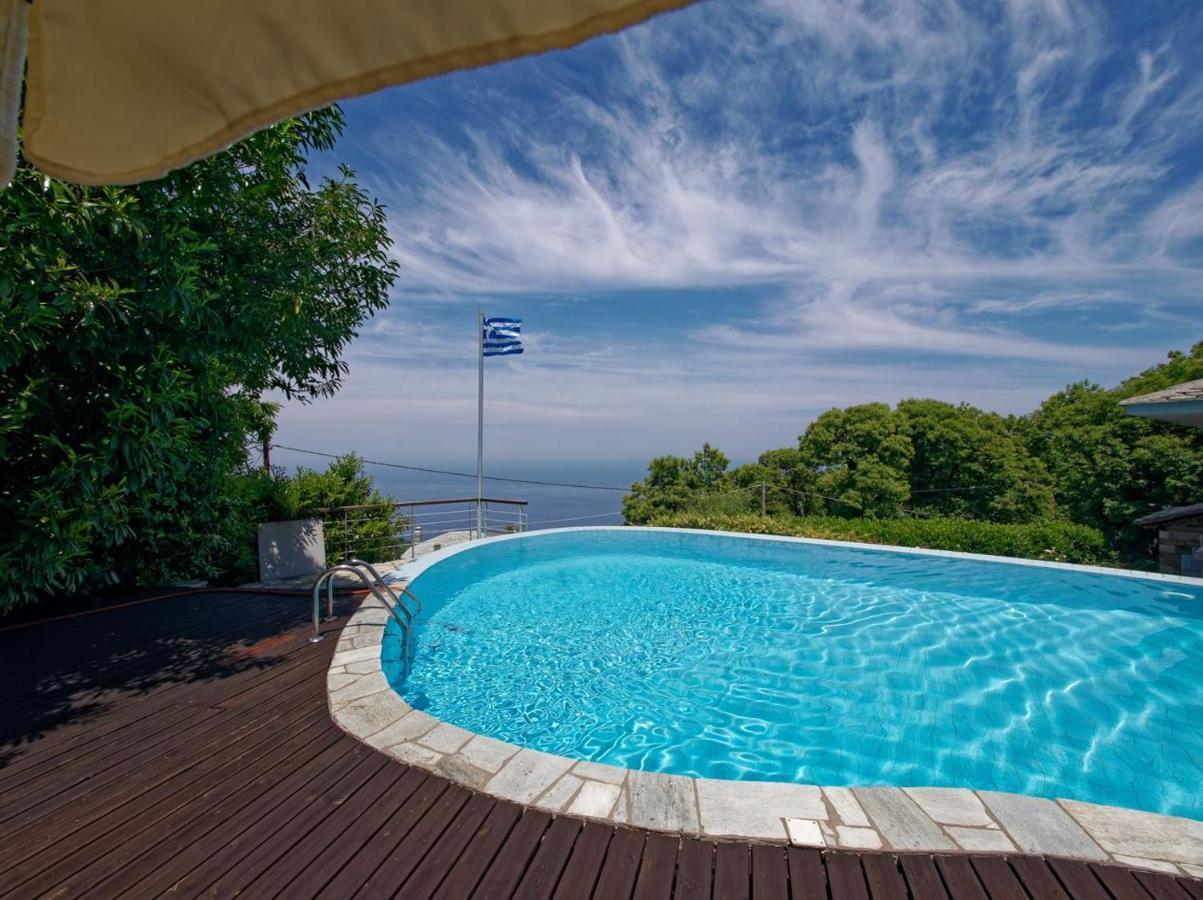 הוילה Tsagkarada Country Estate With Pool מראה חיצוני תמונה