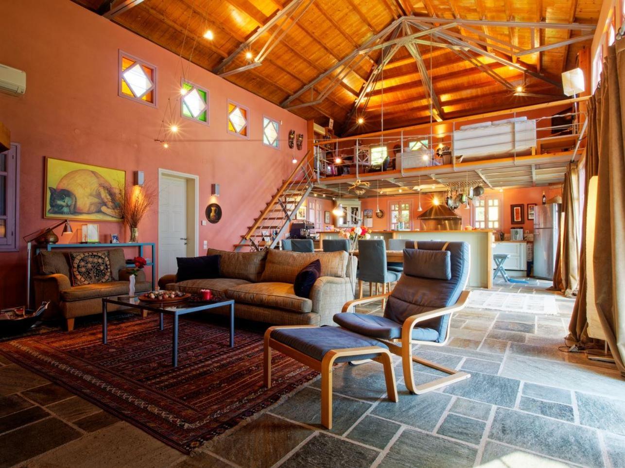 הוילה Tsagkarada Country Estate With Pool מראה חיצוני תמונה